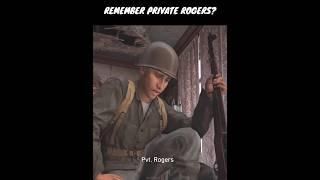 "Remember Private Rogers?" - The Best Captain America Reference in Call Of Duty  #shorts #cod #ww2