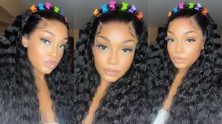 Viral Butterfly Crown Braid Style! Pre Cut 13x6 Frontal Wig Glueless Install | West Kiss Hair