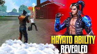 FREE FIRE HAYATO CHARACTER ABILITY | HAYATO CHARACTER ABILITY TEST | HAYATO CHARACTER