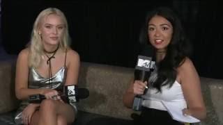 Zara Larsson - Facebook Live Chat with MTV (08/25/2016)