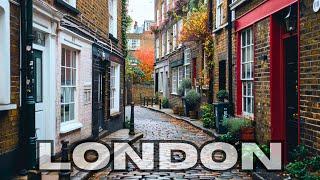 Hidden LONDON Walk 4K 60FPS HDR - UNSEEN London Walking Tour