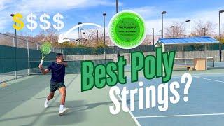 Is this the BEST polyester strings for your BUCKS?? | Tennis string review