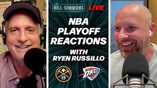 OKC Ends Denver, Whaddya Do Round 2 Losers and Knicks-Pacers Guesses LIVE | The Bill Simmons Podcast