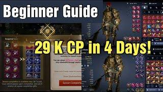 Black Desert Mobile Beginner Guide:  29K CP & Season Completion In 4 Days!