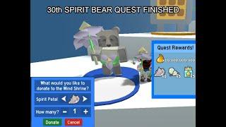 I finished the LAST SPIRIT BEAR QUEST!! (Bee Swarm Simulator)