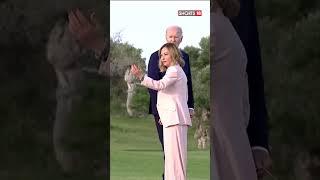 Joe Biden Goes Wandering Off At G7 Meet, Netizens Say 'Beyond Embarrassing' | G7 Summit | N18S