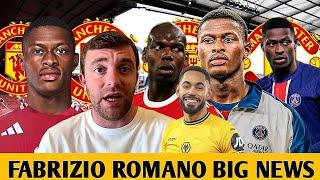 YES! FABRIZIO ROMANO ANNOUNCED TO DAYNUNO MENDEZ,PAUL POGBA IN MAN UNITEDMAN UNITED TRANSFER NEWS