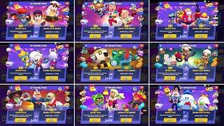 EVERY  BRAWL PASS UNLOCK SCREEN  Season 1 to 20