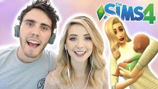 HAVING OUR BABY!! | Zalfie Sims 4 #14