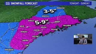 Here comes more snow for Maine