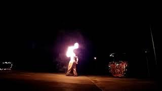 Jason Robo Fire Maces @ Arts Trinidad, California [720p]