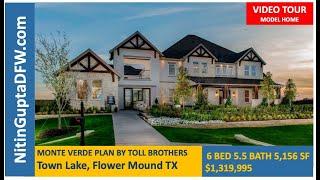 Town Lake Flower Mound TX  Monte Verde Plan By Toll Brothers