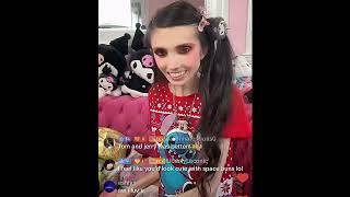 Eugenia Cooney 12/14/24 Tiktok Livestream Pt. 2 Christmas Outfit #eugenia #tiktoklive #tiktokviral