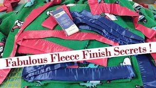 Fleece Finishing: How To Make Your Project Look Fabulous