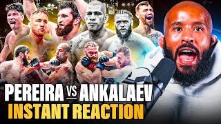 "NO CHAMA!" | PEREIRA vs ANKALAEV INSTANT REACTION!