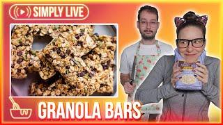 Baking Granola Bars ft. Beyyyn LIVE - Simplybakelogical