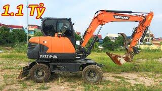 Chi Tiết " Hàng Nóng " DOOSAN DX55W-5K Đời 2016 Giá Hơn 1 Tỷ Đồng | Xuân Mạnh Vlogs