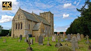 Village Walk to the Most Beautifully Decorated Church in Yorkshire | GARTON ON THE WOLDS, ENGLAND.