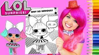 Coloring LOL Surprise Dolls Pranksta Coloring Page Prismacolor Pencils | KiMMi THE CLOWN