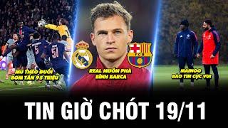 TIN GIỜ CHÓT 19/11 | MU THEO ĐUỔI BOM TẤN 95 TRIỆU, REAL MUỐN PHÁ BĨNH BARCA, MAINOO BÁO TIN CỰC VUI