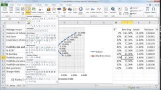 capital market line and sharpe ratio in excel
