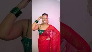 Saree for Rakhi #trendingshorts #rakhioutfit #sareelove #redsareelook #explorepage #fypyoutube