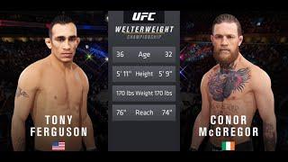 Conor Mcgregor vs Tony Ferguson | UFC #ufc | FREE FIGHT | T.S.V.TheHive | EA Sports UFC 4 #ufc4 2022
