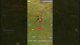 12952 - MMCT Tejas Rajdhani Express #travel #shorts #Delhi #mumbai #kota #rajdhani #adventure