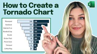 How to a Tornado Chart in Excel