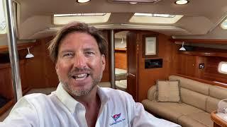 Hunter 45 Center Cockpit CC 2006 Sailboat Walkthrough video review By: Ian Van Tuyl Yacht Broker