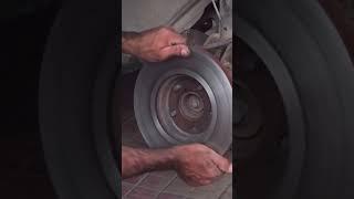 How To Resurface Rotors On Any Car  #viralshorts #diy #shorts