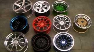 DUBSandTIRES.com Traklite Wheels Racing Tuner Hellaflush Civic Integra Corolla 4 & 5 Lug Wheels