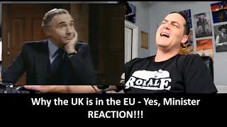 American Reacts YES, MINISTER Why the UK is in the EU REACTION