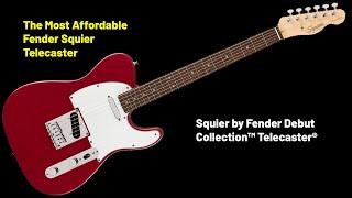 Squier by Fender Debut Collection™ Telecaster® - The Most Affordable Fender Squier Telecaster