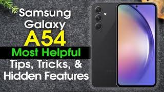 Samsung Galaxy A54 5G Tips and Tricks + Hidden Features | A54 5G | H2TechVideos