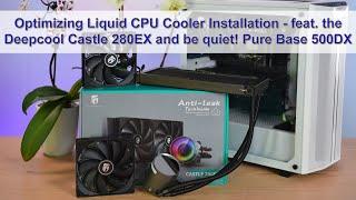 Front vs. Top AIO Liquid CPU Cooler - feat. Deepcool Castle 280EX Install on AMD's AM4 socket