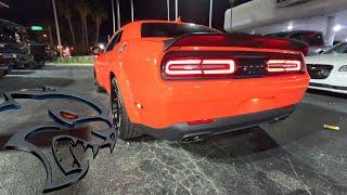 2023 LAST CALL EXHAUST REV 807hp Dodge Challenger Hellcat Jailbreak Redeye Widebody Go Mango orange