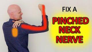 How To Fix A Pinched Nerve In Neck Causing Arm Pain or Rhomboid Pain