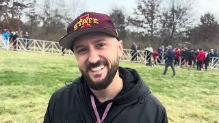 Iowa State coach Jerrey Sudbury talks after narrowly missing on huge upset win at 2024 NCAA XC