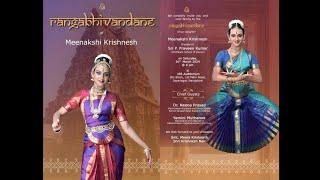 Rangabhivandane of Meenakshi Krishnesh | Sri P. Praveen Kumar