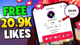 How to Get Free Tiktok Likes in 2024 - How to Increase Tiktok Likes - How to get Likes on Tiktok