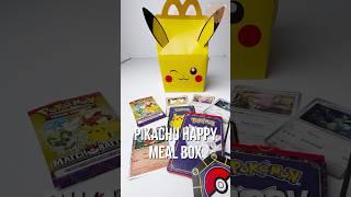 McDonalds Pikachu happy meal box