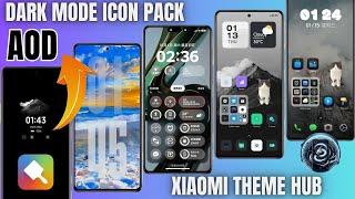 Dark Mode icon Pack, Always-on Display | Beautiful Chinese Themes Pack for Xiaomi Global Part 50