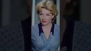 Memorable undressing scene, Carnival Story (1954) #classics #bestscenes #blonde