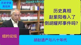 高伐林：揭秘真相！赵紫阳为何也在中央批评胡耀邦？