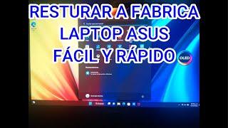 Restaurar Latop ASUS a estado de Fabrica