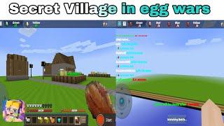 I Found Secret Village In Egg Wars Blockman Go! | Egg wars | Bmgo