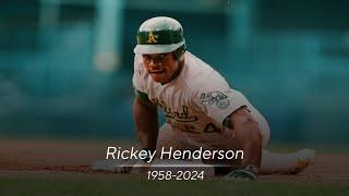 Stolen Base King and Hall of Famer Rickey Henderson dies at 65