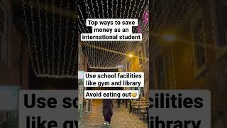 Ways to save money as an international student in UK #internationalstudentinuk #youtubeshorts