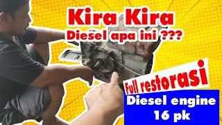 full restorasi, diesel engine 16 pk, diesel bekas berkelas